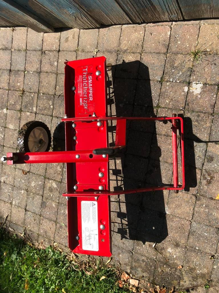 Scarificateur pour snapper, Ophalen, Zo goed als nieuw