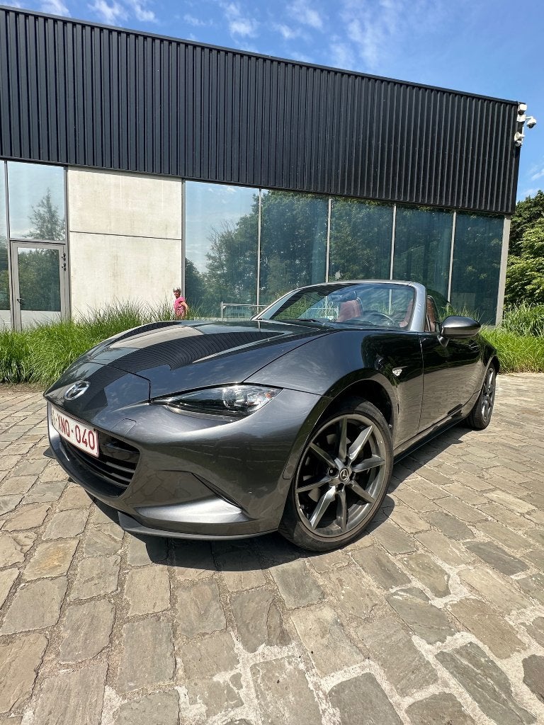 Mazda MX-5 2.0i Skyactiv-G Skycruise Takumi (184pk), Auto's, 1998 cc, Achterwielaandrijving, Cabriolet, Leder