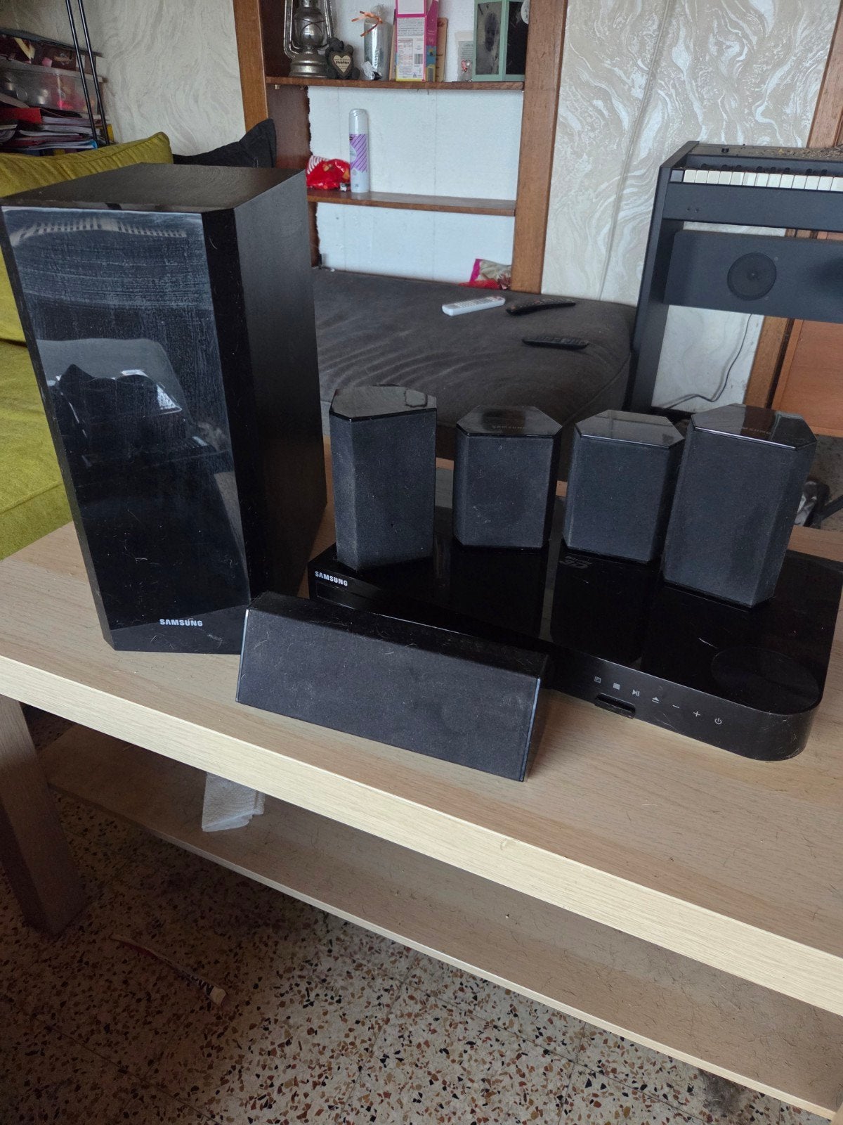 Samsung home cinemaset, Autres marques, Lecteur Blu-ray, Enlèvement, Utilisé