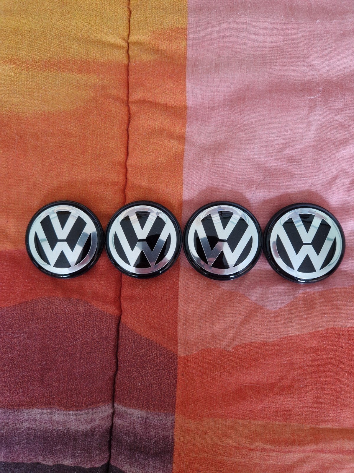 Set de cache-moyeu VW pour jantes d'origine Audi modèle A3, Enlèvement ou Envoi, Comme neuf
