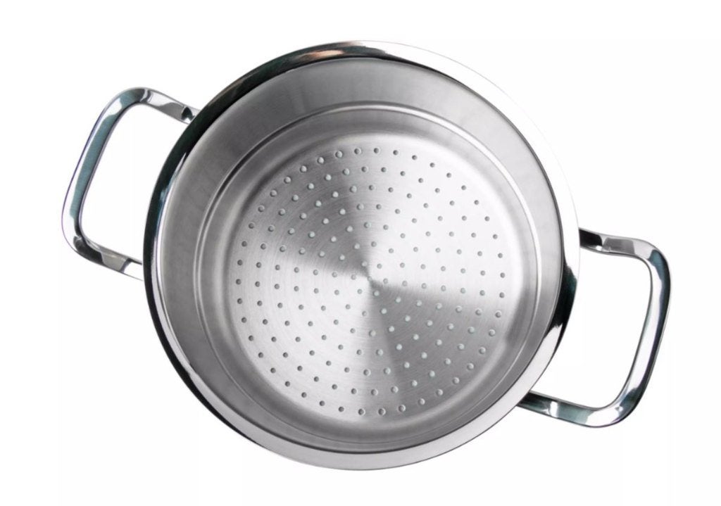 Nieuw | Fissler Profi Inox 18/10 Stoominzet 20cm | 24cm, Inox, Overige typen, Nieuw, Ophalen of Verzenden