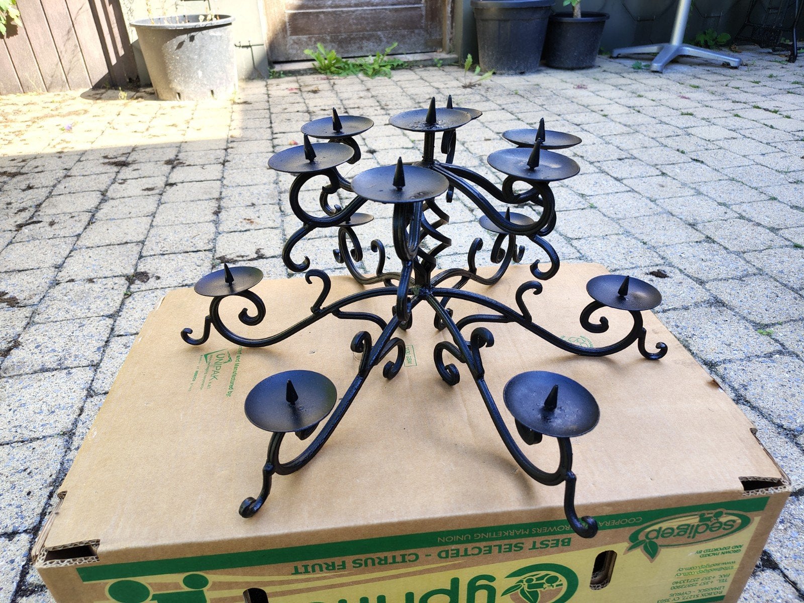 bougeoir de table ancien, Enlèvement, Autres matériaux