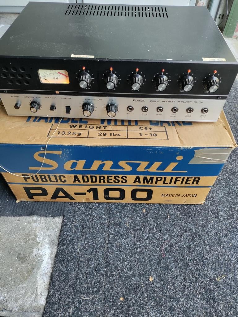Sansui Pa-100, Enlèvement, Utilisé, Autres systèmes, Autres marques