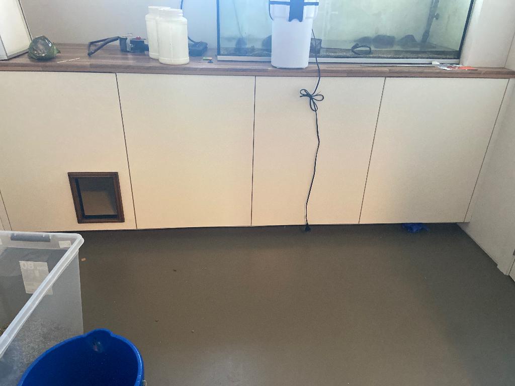 Keuken Kast, Ophalen, Gebruikt, Wit, Enkelwandige keuken