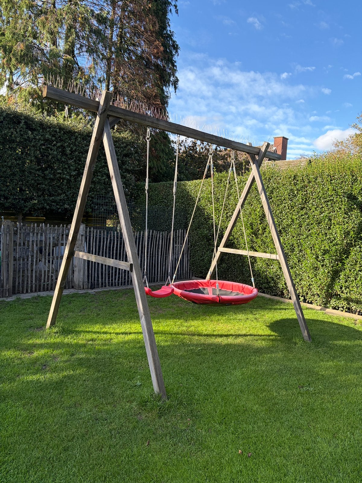 Schommel met accesoires, 6 haken, Ophalen, Gebruikt, Schommel