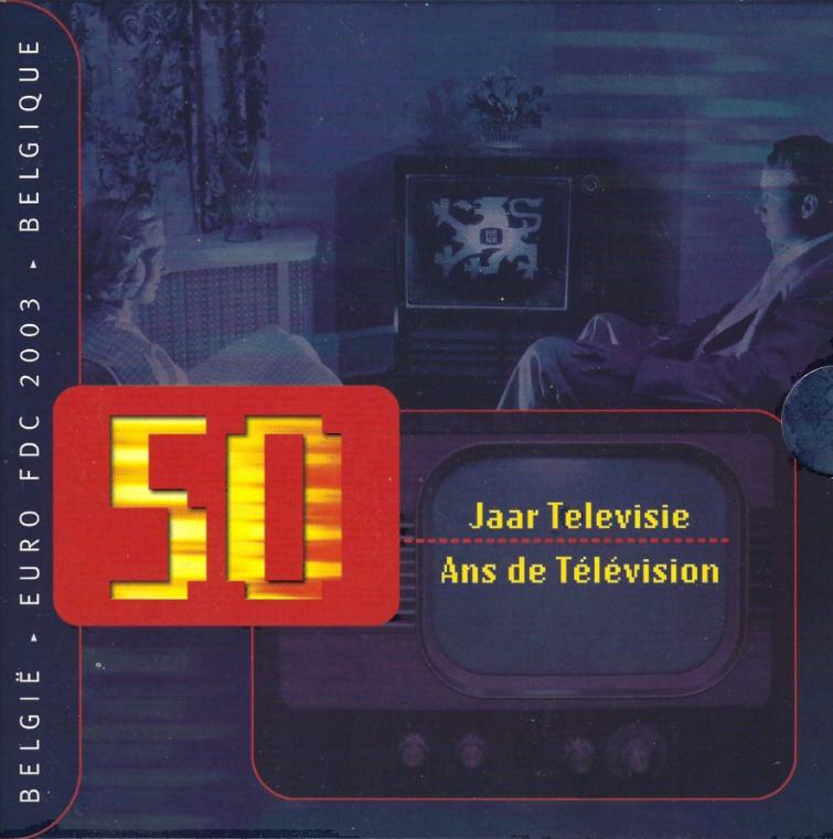 BU-set België 2003 50 jaar TV, Ophalen of Verzenden, België