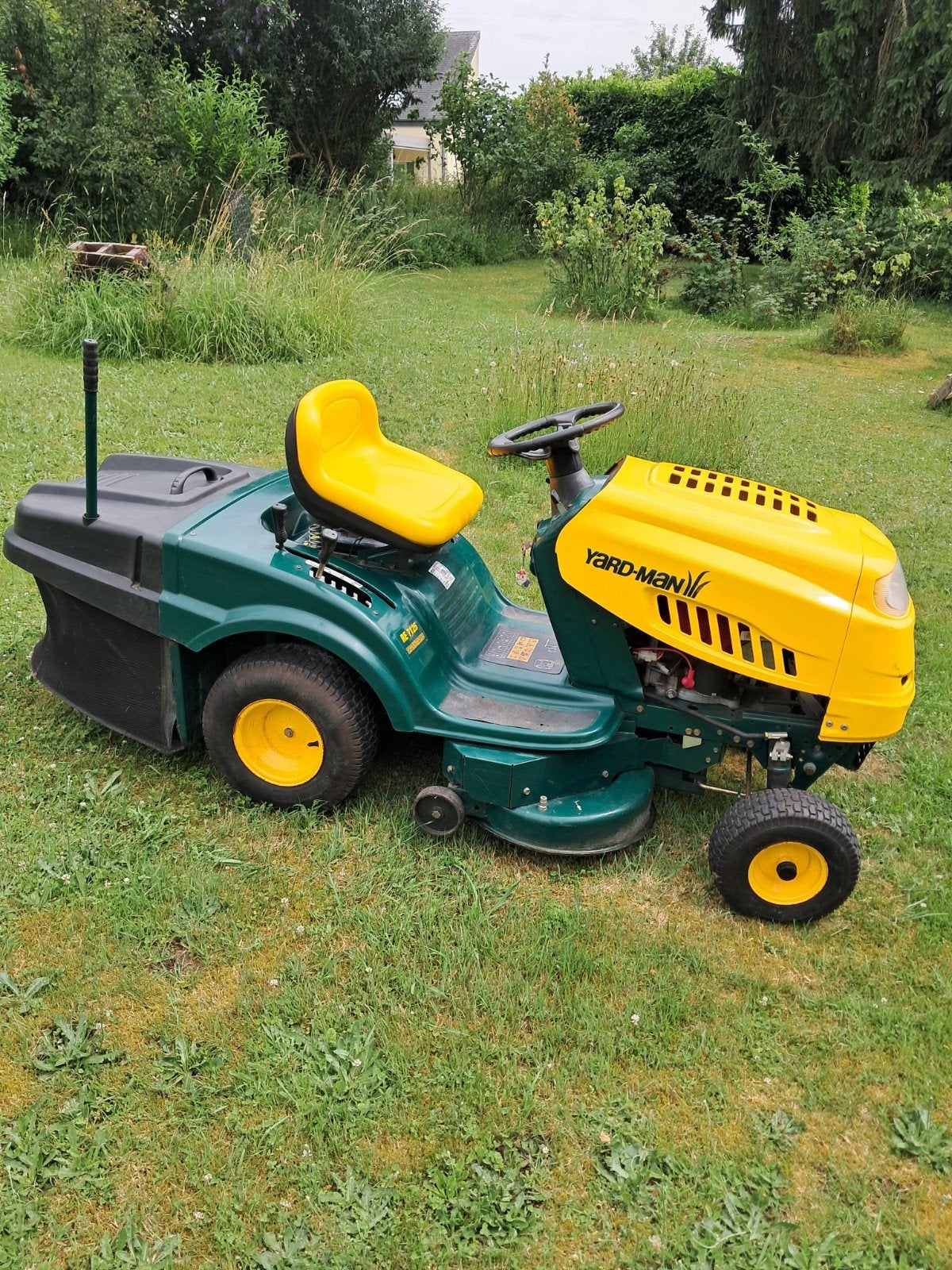 Tracteur tondeuse Yardman RE 7125 (MTD), Jardin & Terrasse, Tondeuses autoportées, Enlèvement, Bac de ramassage