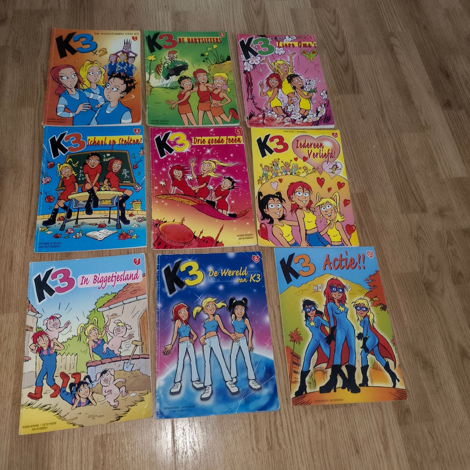 K3 strips originele, Ophalen
