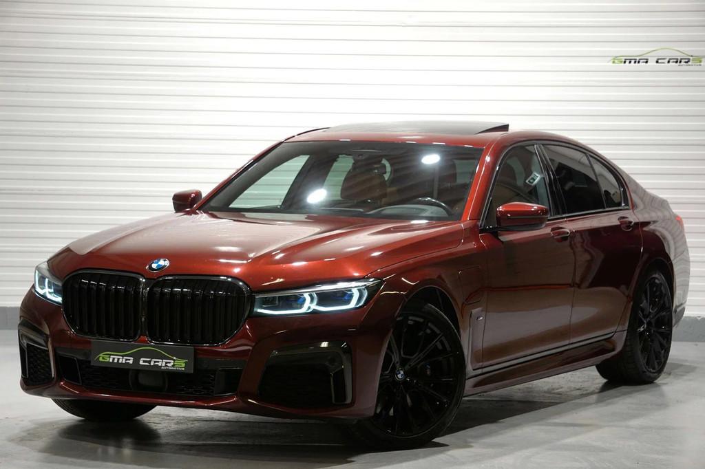 BMW 7 Serie 745 745eAS PHEV Aut-M Pack-Navi-Leder-360c-Garan, Auto's, BMW, Bedrijf, Te koop, 7 Reeks, ABS, Adaptive Cruise Control
