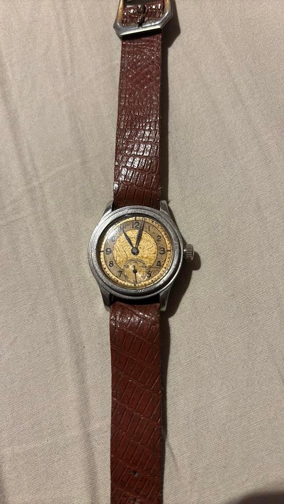 Longines Tre Tacche, Montre-bracelet, Autres marques, Cuir, Acier