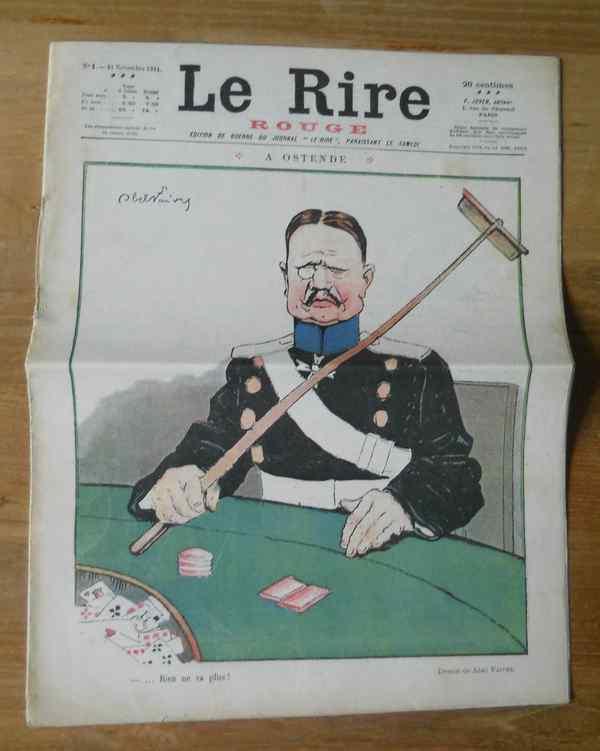 Lot de deux journaux satiriques français "Le Rire rouge", Enlèvement ou Envoi, Avant 1920, Journal ou Magazine