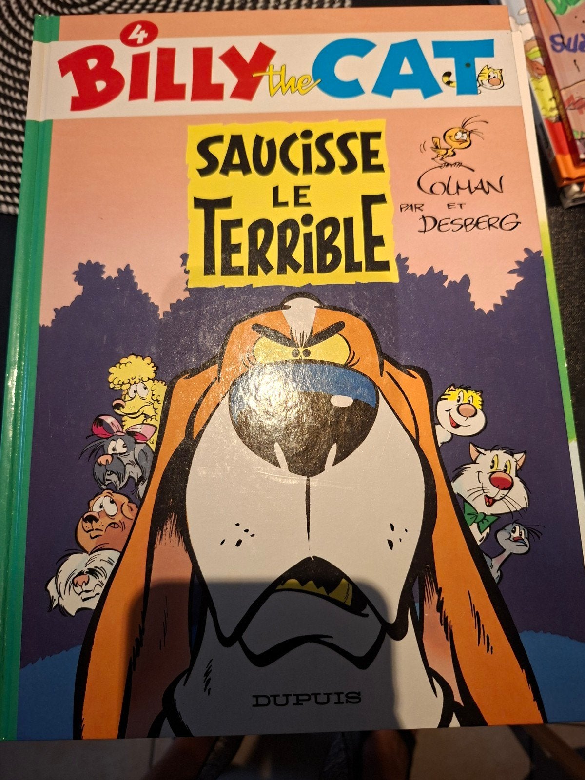 Billy the cat, Livres, Enlèvement