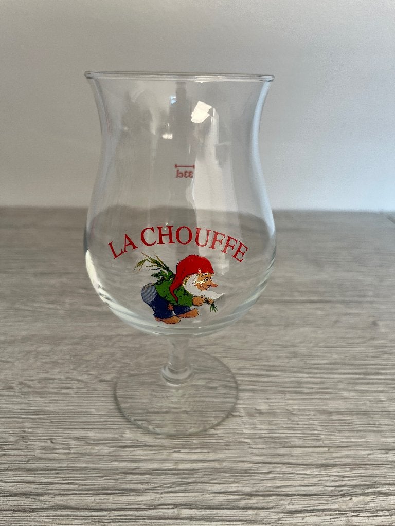La chouffe glas, Verzamelen, Biermerken, Ophalen of Verzenden, Zo goed als nieuw