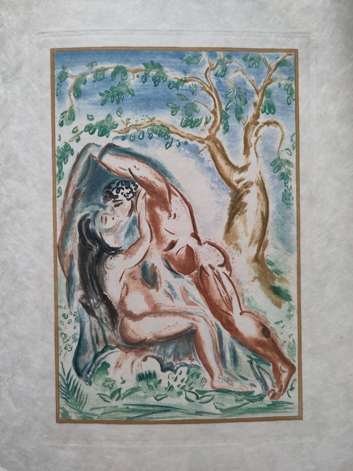 Lithographie par Jean Bercque, Enlèvement ou Envoi