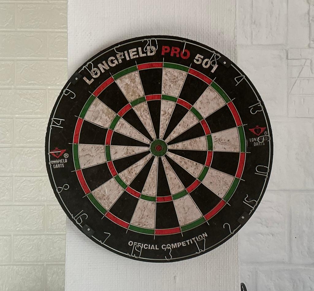 Dartsbord, Sport en Fitness, Darts, Ophalen of Verzenden, Zo goed als nieuw, Dartbord, Soft tip