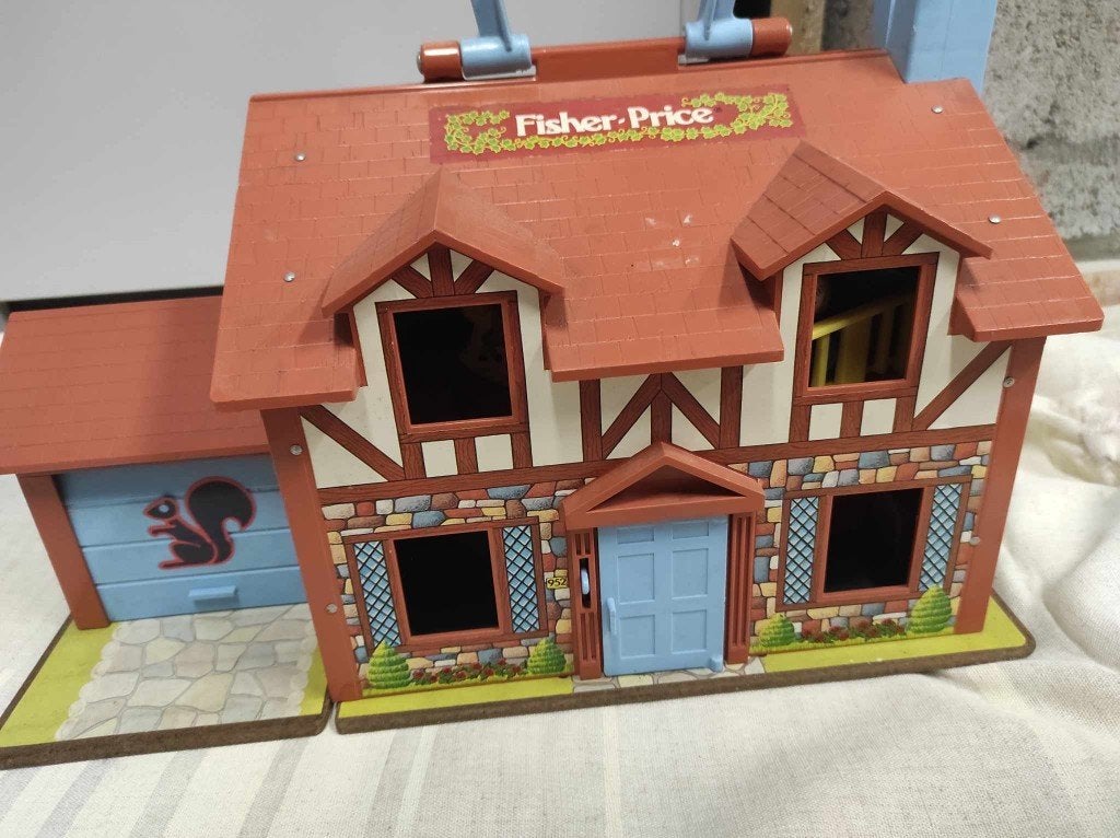 huis Fisher Price + spulletjes, Ophalen of Verzenden, Speelset