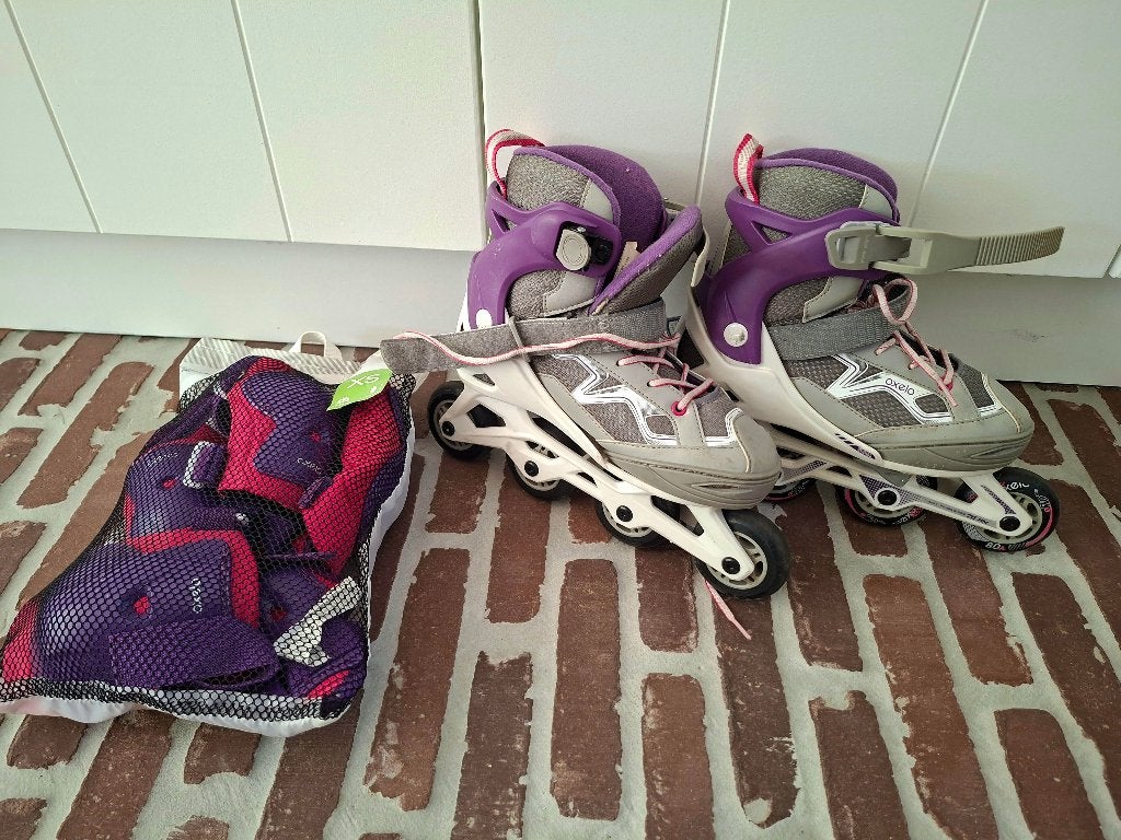 Inline skates maat 35-37, Sport en Fitness, Skeelers, Ophalen, Gebruikt, Kinderen, Inline skates 4 wielen