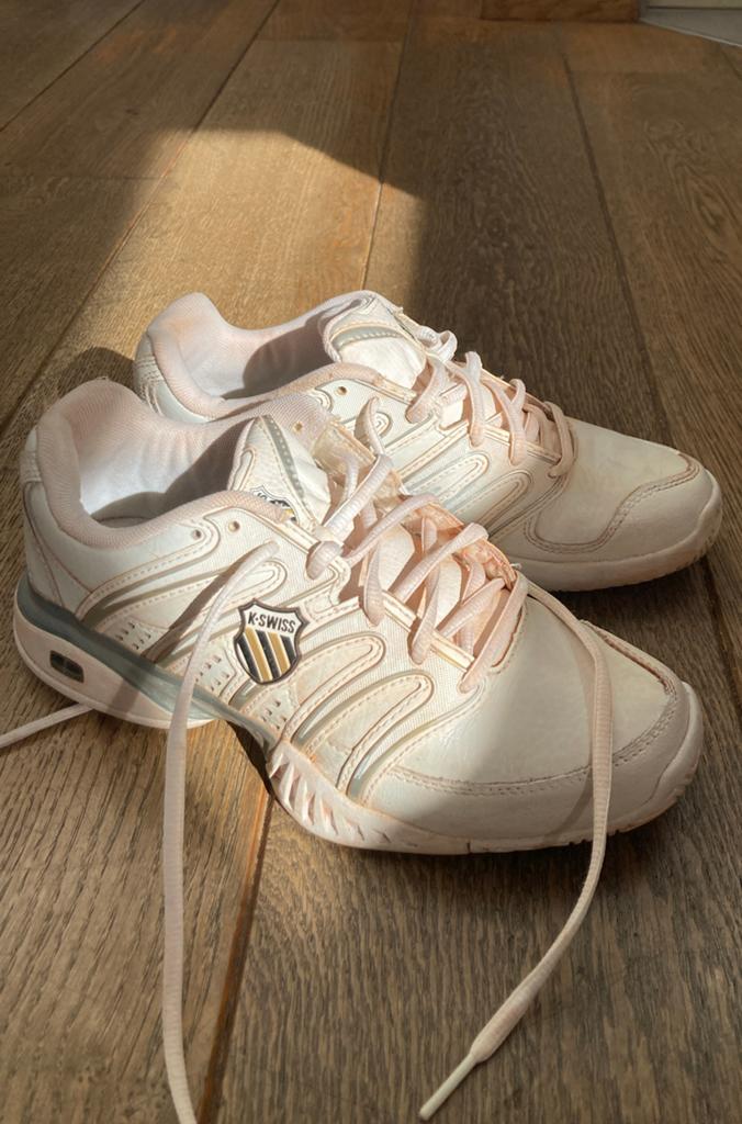 Chaussures de tennis K-Swiss, Sport en Fitness, Tennis, Ophalen, Gebruikt, Schoenen, K-Swiss