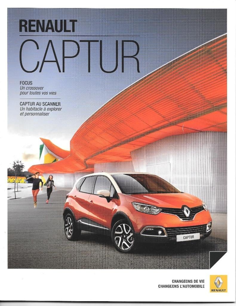RENAULT CAPTUR 2013, Livres, Autos | Brochures & Magazines, Enlèvement ou Envoi, Comme neuf, Renault