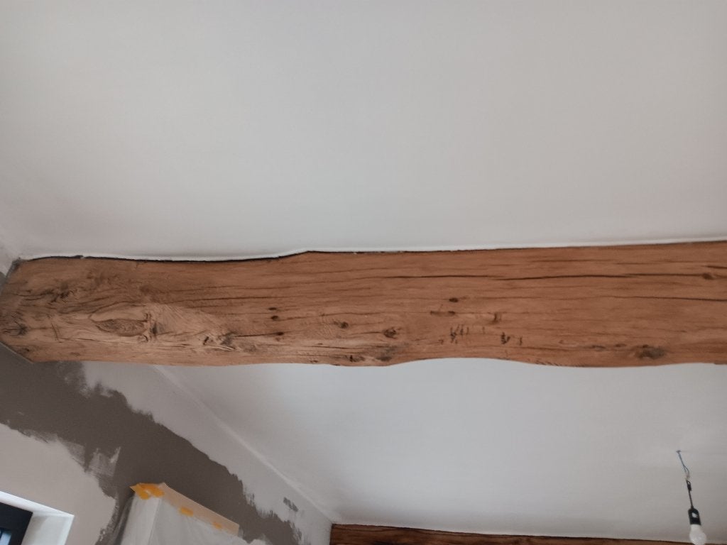 Balken eik 1 volledige en 2 halve balken, Ophalen, Gebruikt, Hardhout, 250 cm of meer