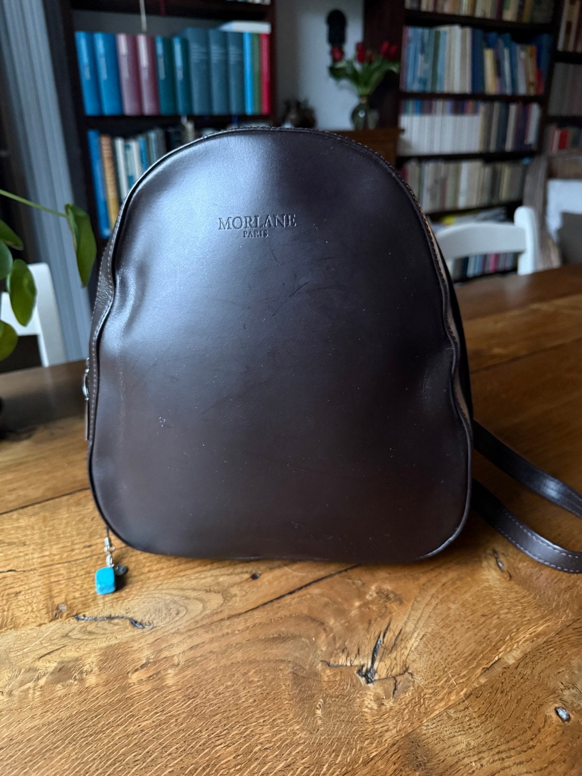 Lederen damestas ( rugzakje), Handtassen en Accessoires, Ophalen, Zo goed als nieuw, Handtas