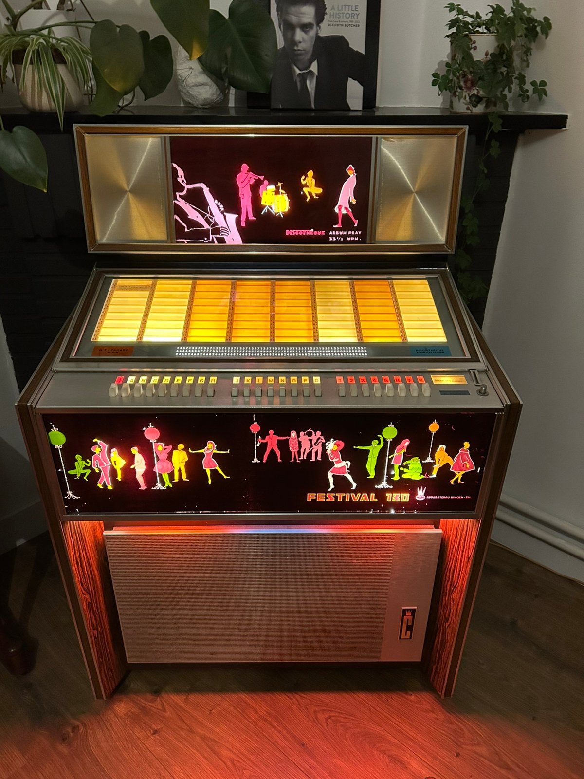 Jukebox MSN serenade stereo magic jaren 60, Verzamelen, Automaten | Jukeboxen, Ophalen, Zo goed als nieuw