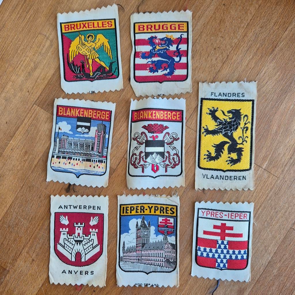 Vintage patches, steden, Ophalen of Verzenden
