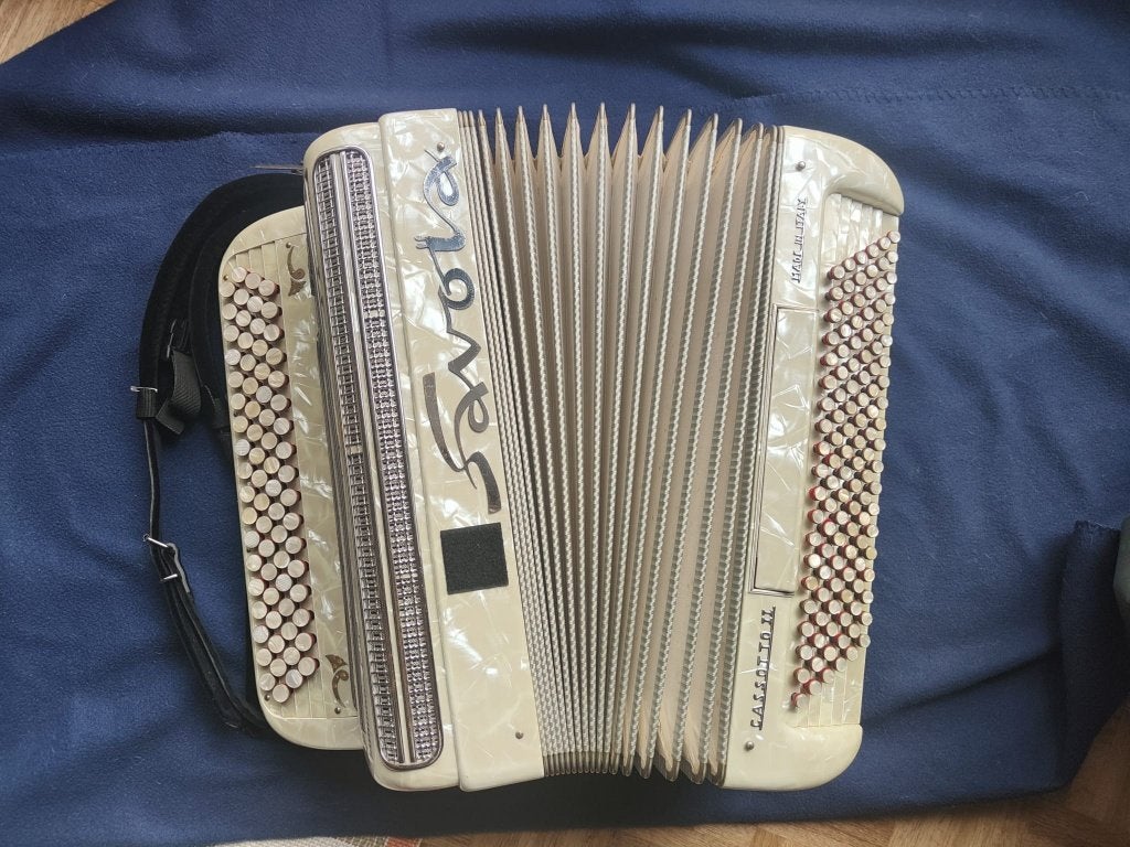 Accordéon Hohner Savoia, Avec valise, Enlèvement, Utilisé, 120 basses