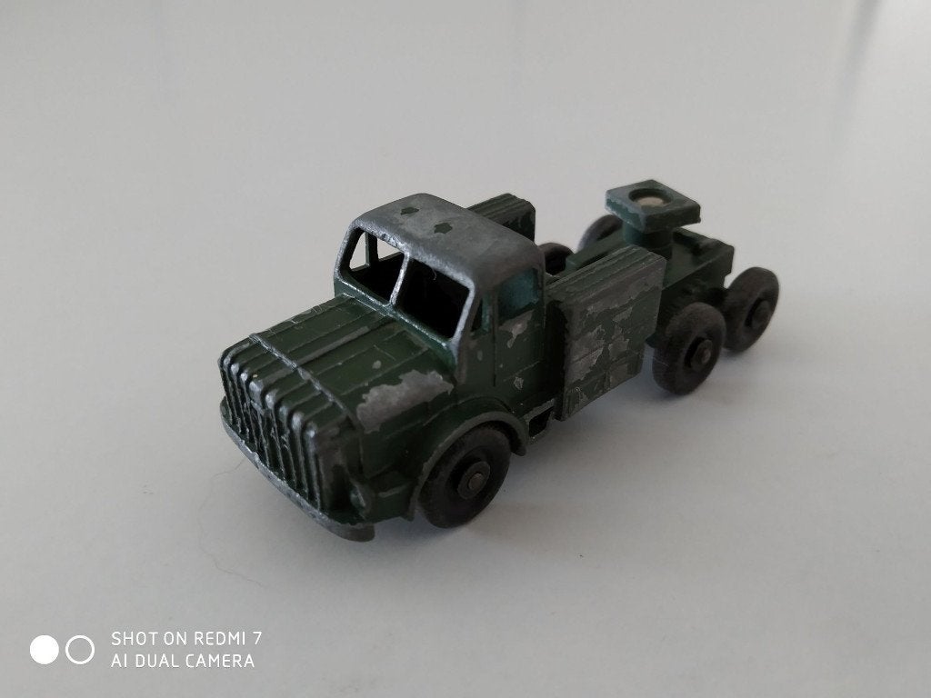 Matchbox majors packs M3 Thorneycroft Antar 1959?, Ophalen of Verzenden, Gebruikt, Bus of Vrachtwagen