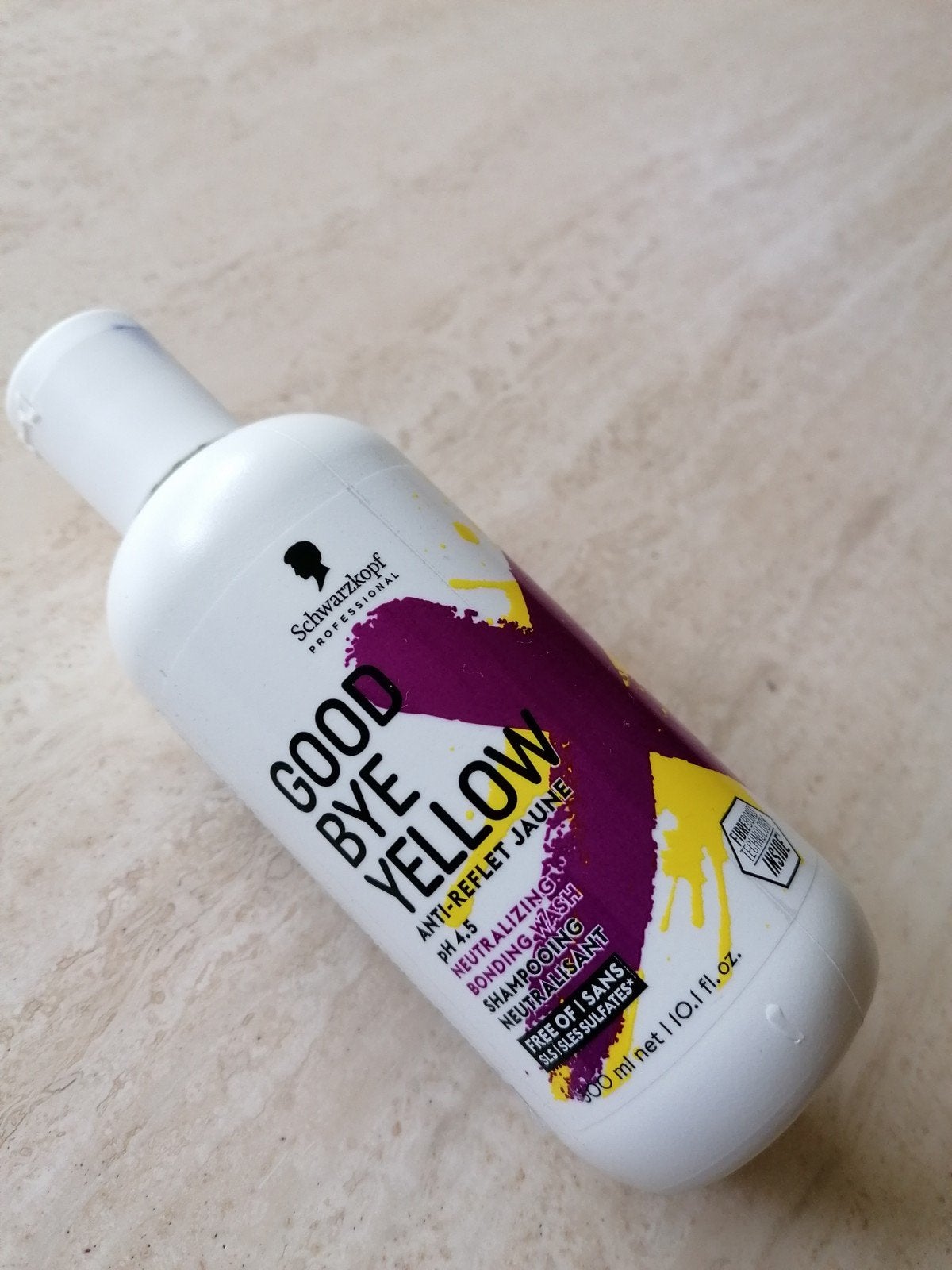 blauw/paarse shampoo voor blond haar Schwarzkopf, Ophalen
