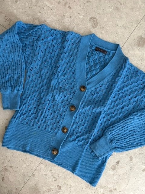 Vest M&S maat L, Blauw, Maat 42/44 (L), Ophalen of Verzenden, Zo goed als nieuw