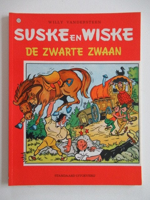 suske en wiske...nr.123...de zwarte zwaan, Ophalen of Verzenden, Zo goed als nieuw
