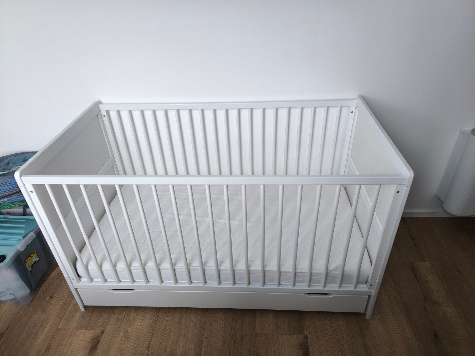 Wit meegroeibed van baby tot peuter - Petite Amelie, Ophalen