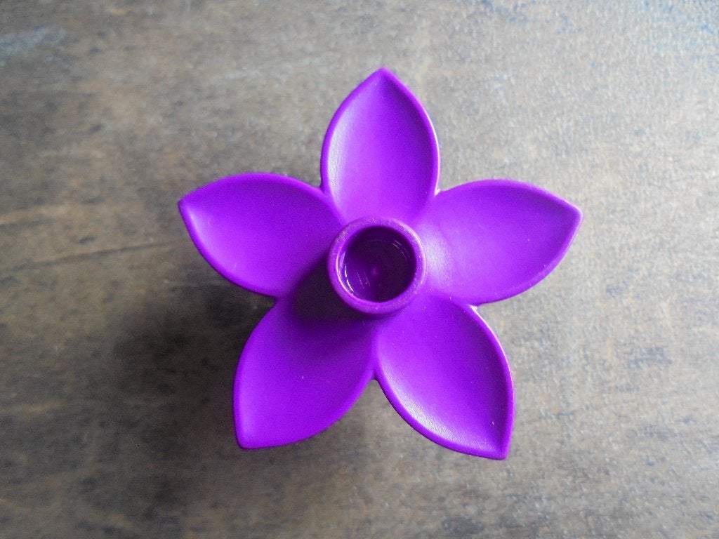 Lego Duplo Plant Flower with 1 Top Stud (zie foto's), Ophalen of Verzenden, Gebruikt, Losse stenen, Duplo