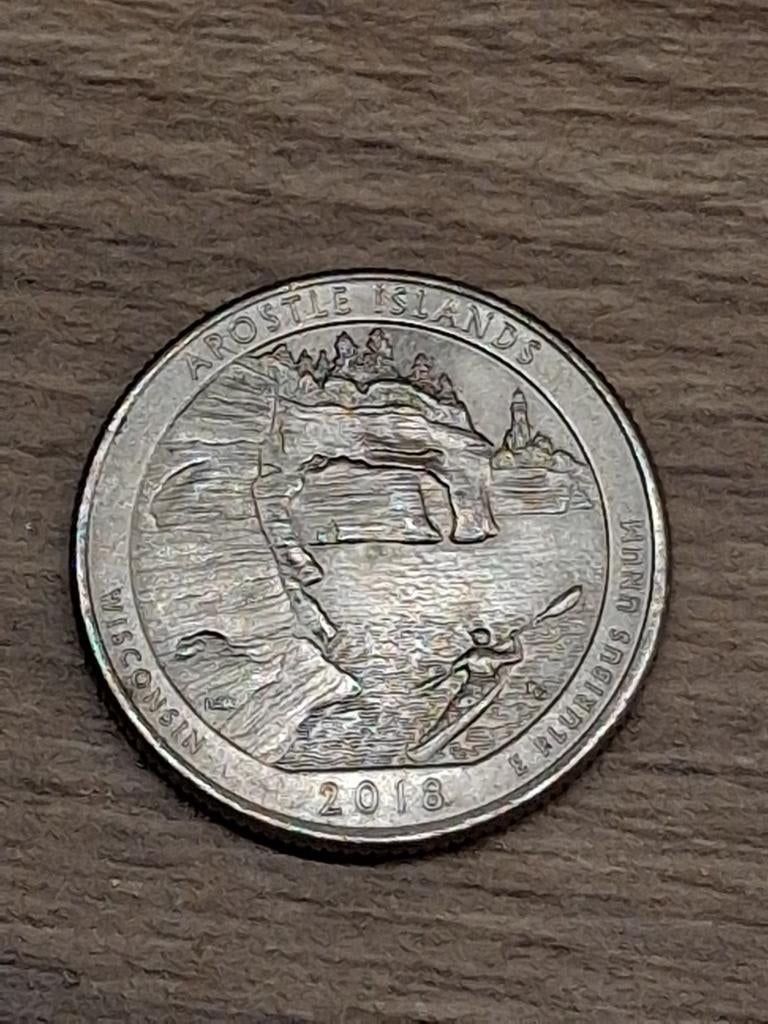 États-Unis : quart de dollar : Îles Arostle, Envoi