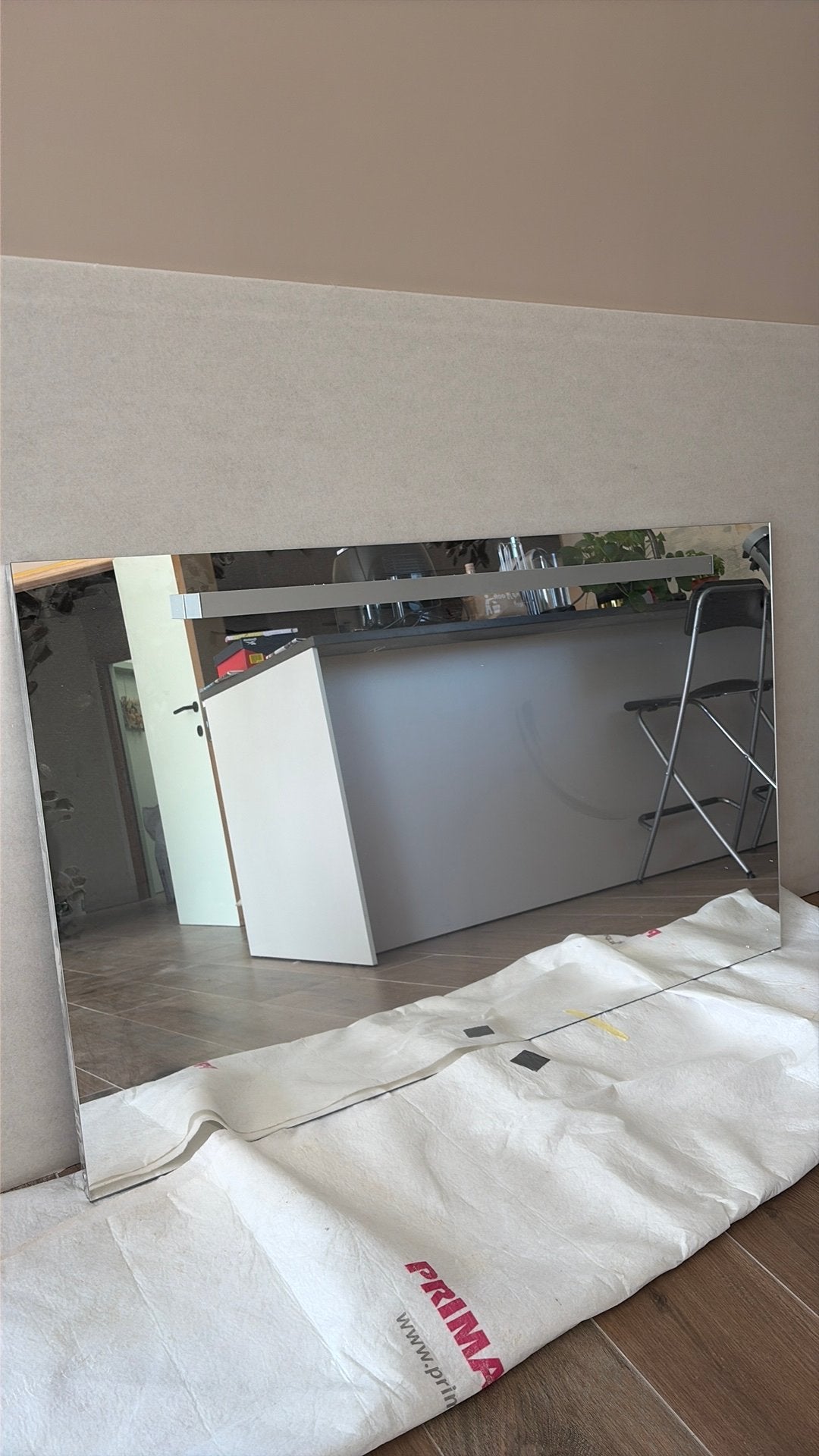 Nieuwe badkamerspiegel, Huis en Inrichting, Woonaccessoires | Spiegels, Ophalen, Nieuw, 125 cm of meer, Minder dan 100 cm