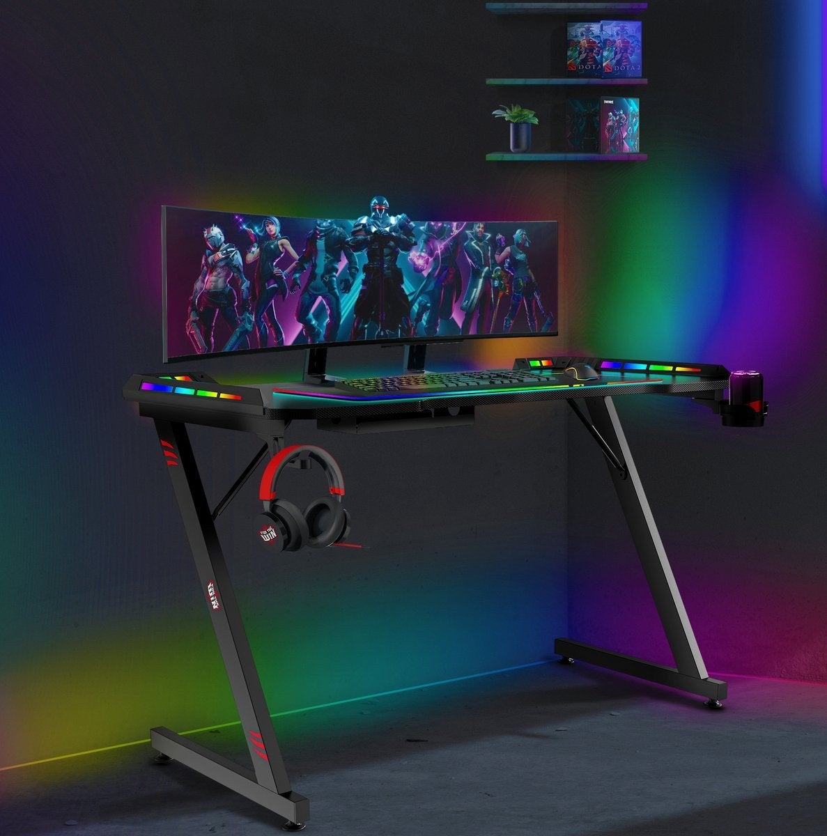 gaming desk, Huis en Inrichting, Bureaus, Ophalen