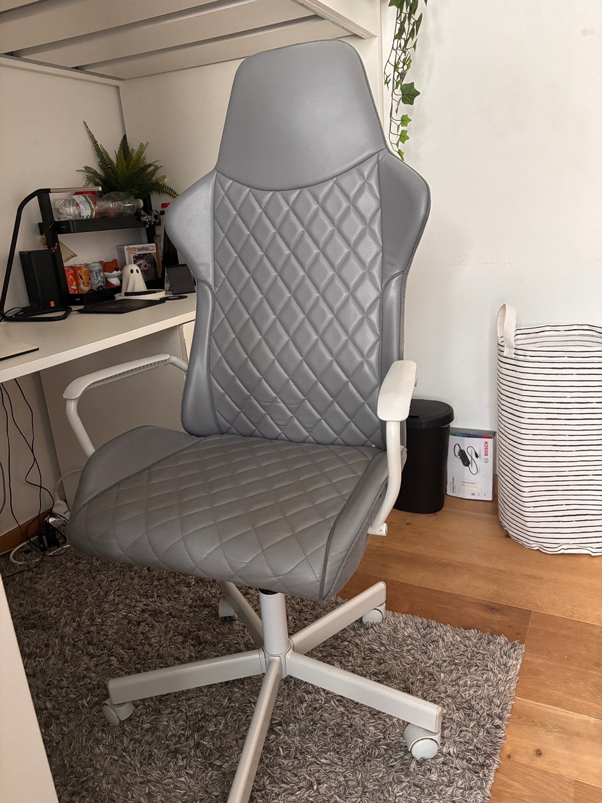 Chaise de bureau, Maison & Meubles, Chaises de bureau, Gris, Chaise de bureau de gaming, Enlèvement, Utilisé