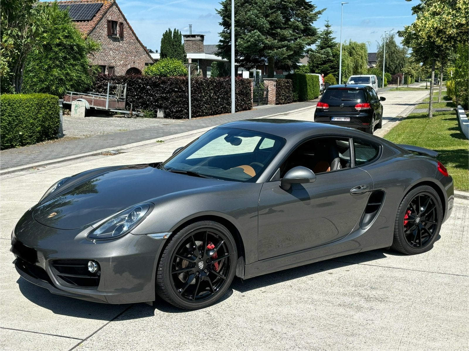 PORSCHE CAYMAN S 2015 45000KM, Auto's, Porsche, Euro 6, Bruin, Cayman, Leder
