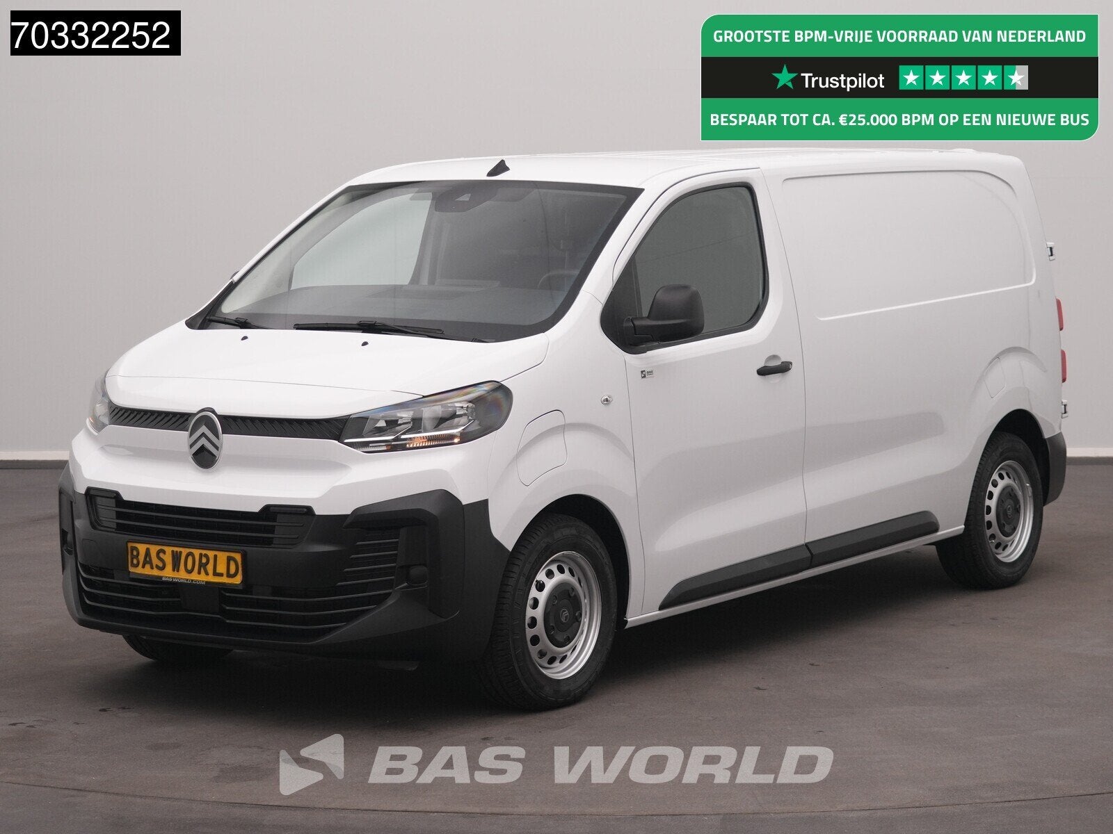 Citroën e-Jumpy 100kWh Nwe model 50kWh WLTP 230km 100% Elek, Stof, Gebruikt, Citroën, 136 pk