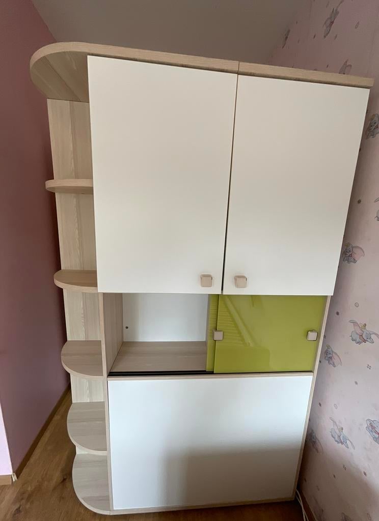 Kinderslaapkamer met inloopkast, Huis en Inrichting, Slaapkamer | Complete slaapkamers, Ophalen, Gebruikt, Eenpersoons