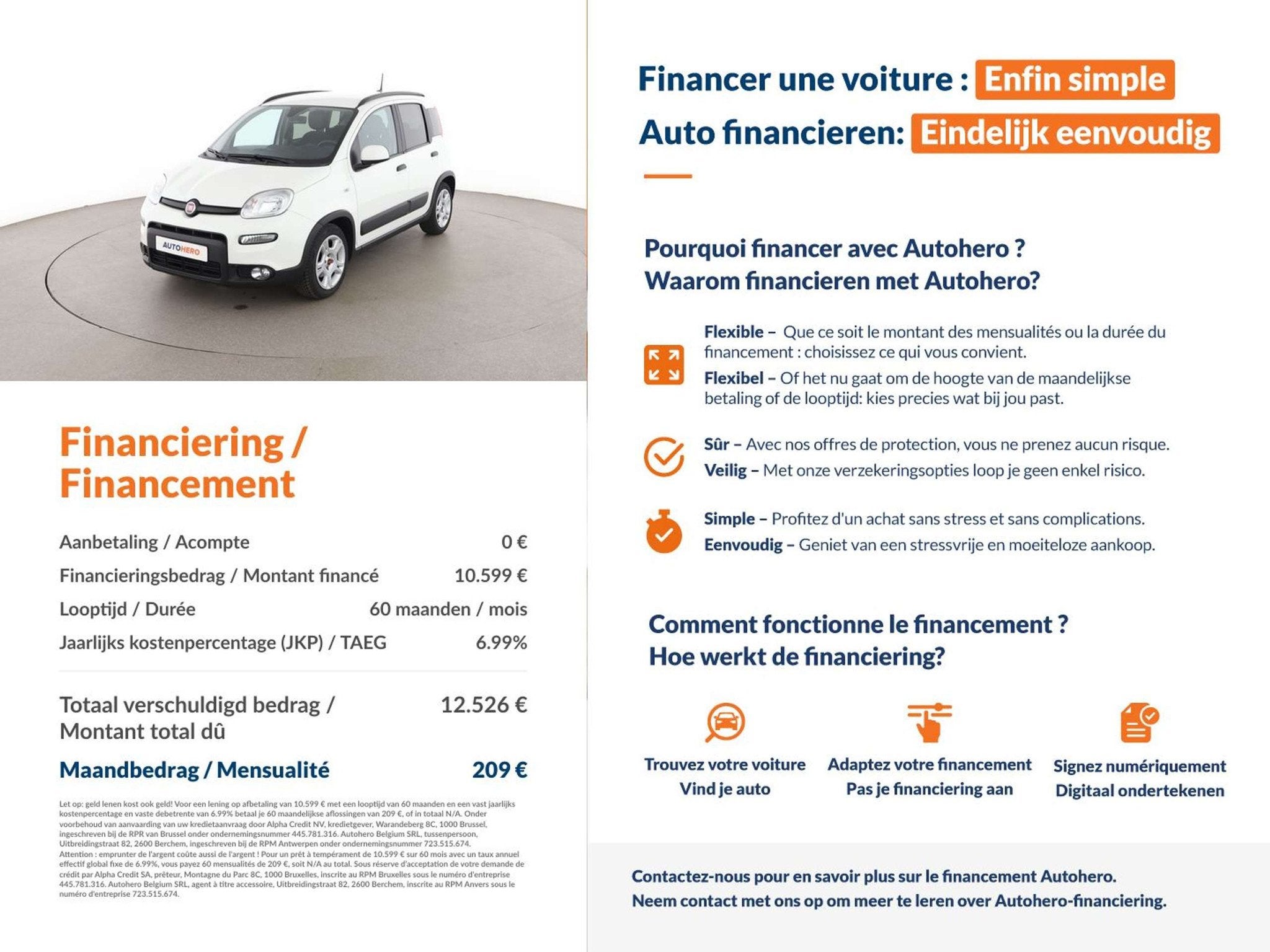 Fiat Panda 1.0 Mild-Hybrid Cross (bj 2023), Voorwielaandrijving, Gebruikt, Zwart, Panda