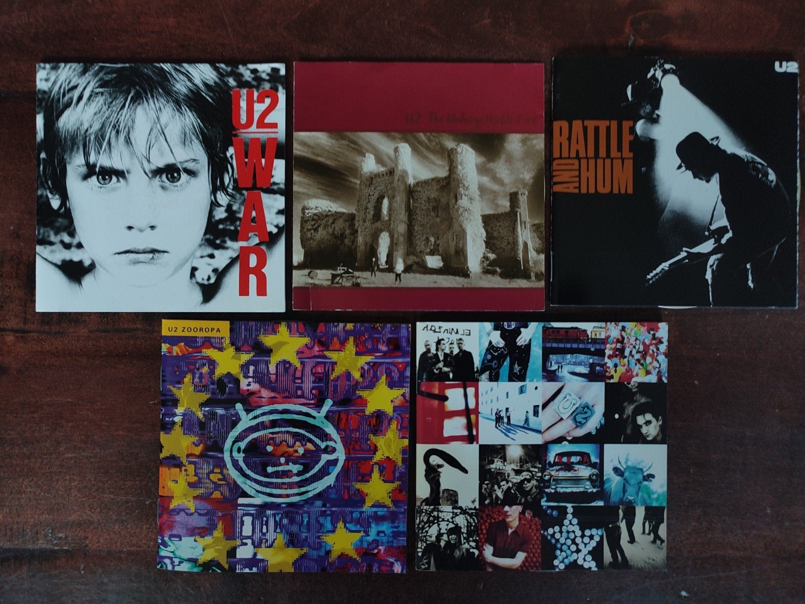 5x CD : U2  (CD + inlayboekje, geen doosje/rugzijde), Ophalen of Verzenden, Zo goed als nieuw