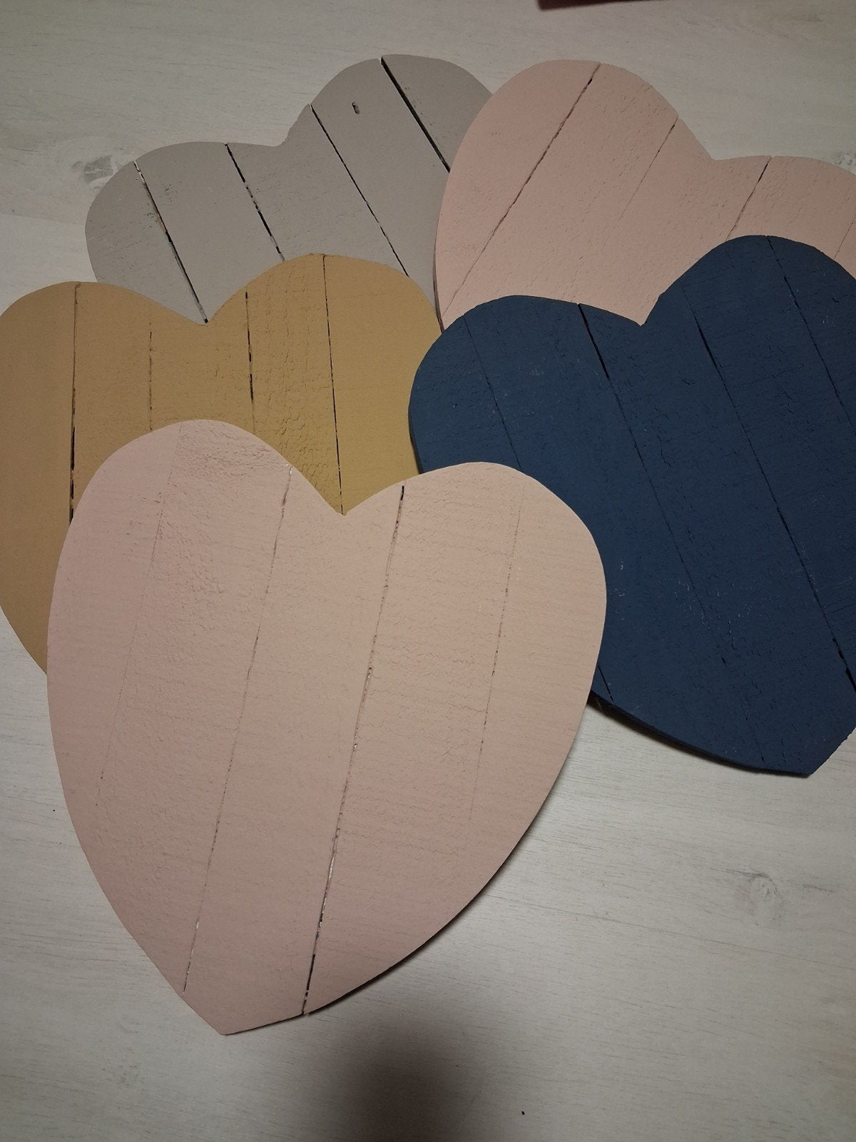 Houten harten - decoratie - Medium, Ophalen
