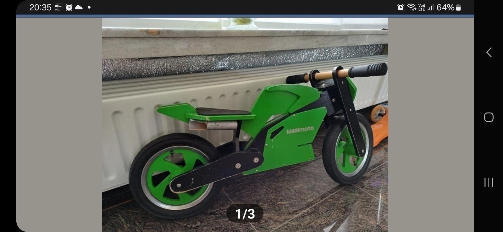 Kiddimoto, Ophalen