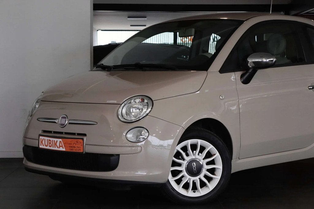 Fiat 500 500 1.2i Airco Elek. Ruiten Garantie* (bj 2014), 4 zetels, Gebruikt, 4 cilinders, Beige