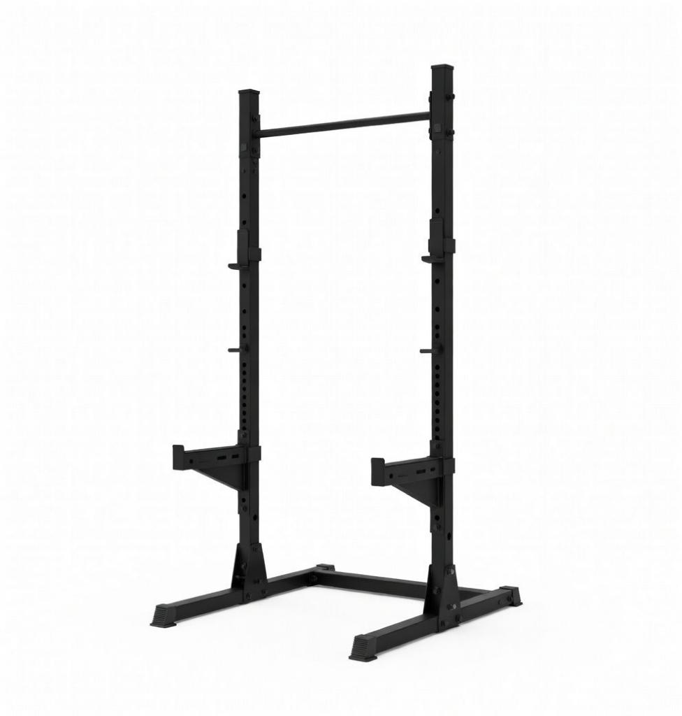 Gymfit – Half rack squat rack, Sports & Fitness, Équipement de fitness, Comme neuf, Autres types, Bras, Jambes, Pectoraux, Abdominaux