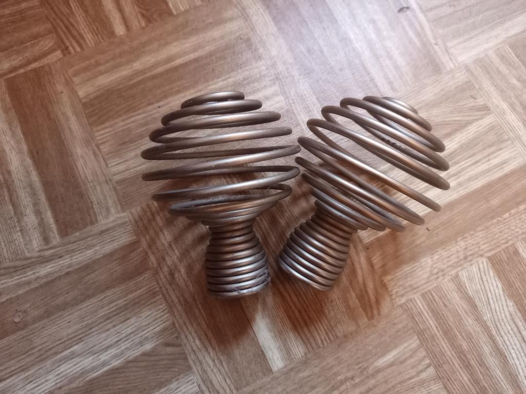 Metalen uiteinden voor ophangstang, Ophalen of Verzenden