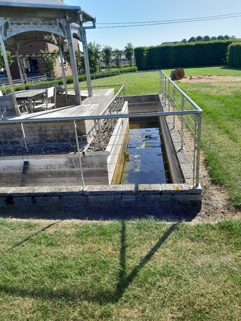 Balustrade en acier inoxydable, Jardin & Terrasse, Enlèvement, Utilisé, Autres matériaux, Autres types