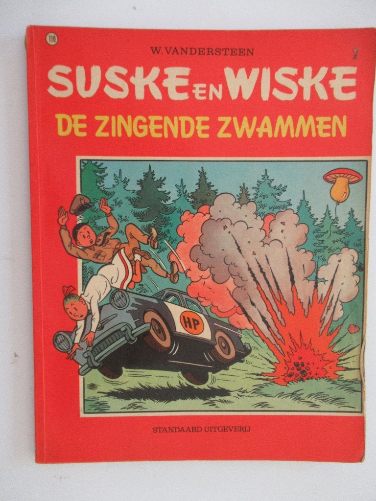 suske en wiske...nr.110...de zingende zwammen.....1973, Enlèvement ou Envoi, Utilisé